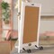 Flash Furniture Whitewashed Magnetic Tabletop/Hanging Chalkboard HFKHD-GDIS-CRE8-022315-GG - alternate 5